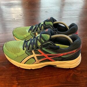 Asics Teal and Blue Athletic Shoes